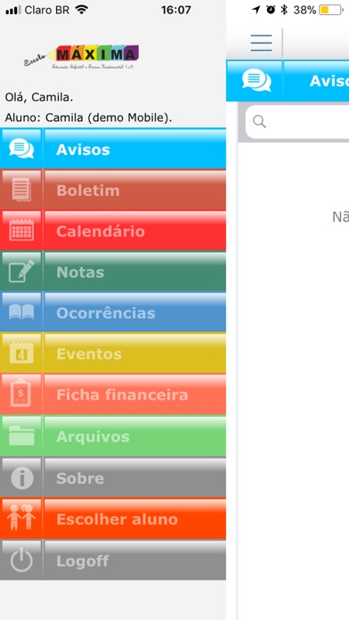 Escola Máxima App screenshot 3
