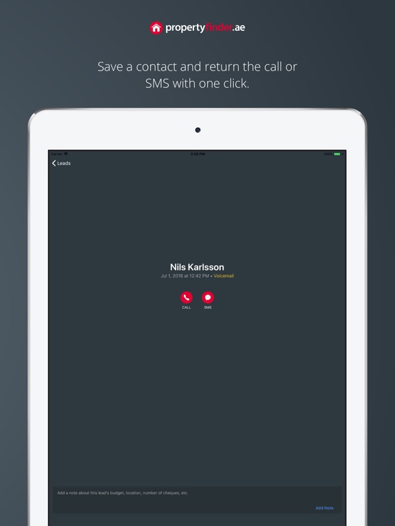 lead tracker by propertyfinder app price drops lead tracker
