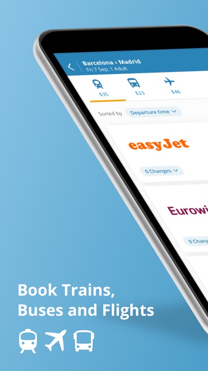 GoEuro: Train, Bus, Flight screenshot-0