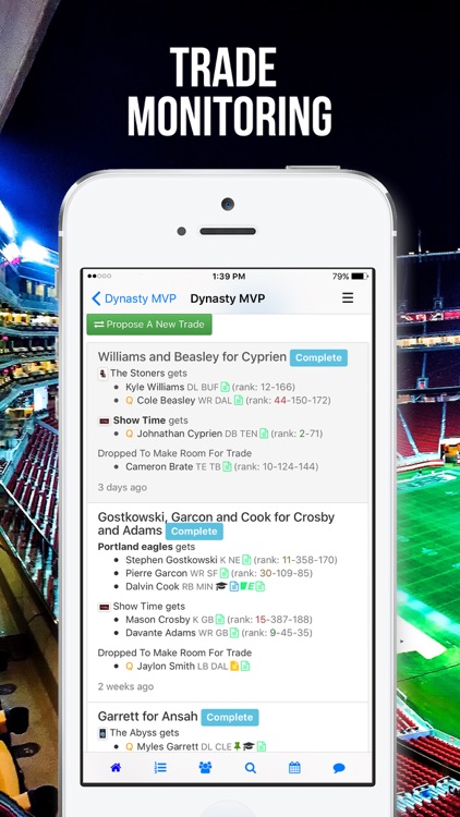 Fleaflicker Fantasy Football, Baseball, Basketball screenshot-3
