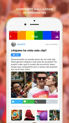 Screenshot 4 LGBT Amino en Español iphone