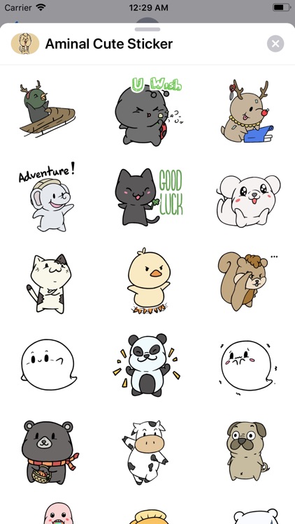 Aminal Cute Sticker