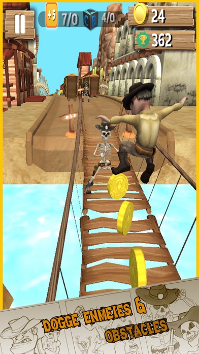 Rail West Rush - Running Game screenshot 2
