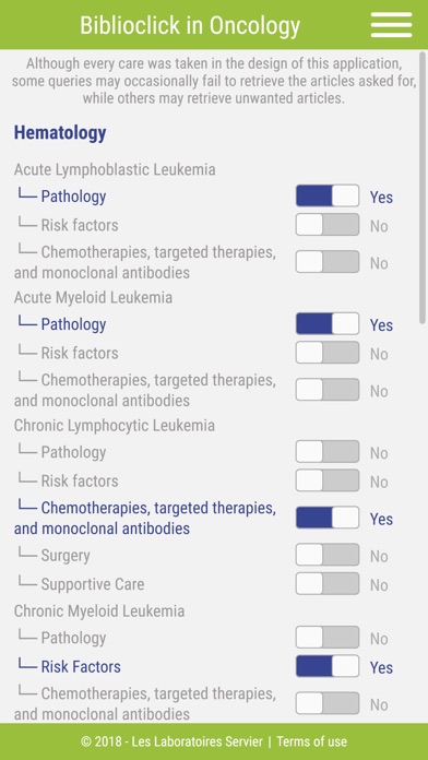Biblioclick in Oncology screenshot 3