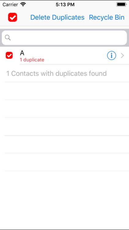 CleanUp Duplicate Contacts