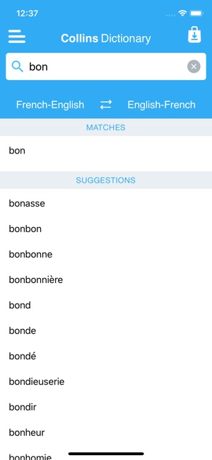 Collins French Dictionary(圖2)-速報App