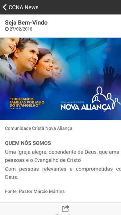 Comunidade Cristã Nova Aliança screenshot 3