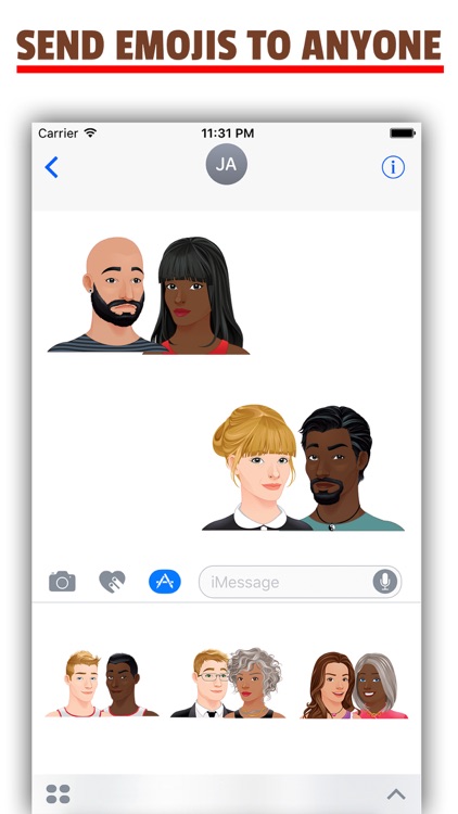 Interracial Emoji App