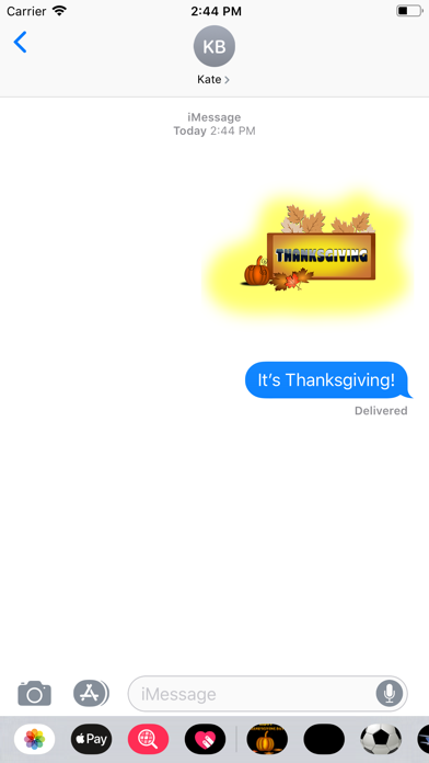 Thanksgiving-The Fall Sticker screenshot 2