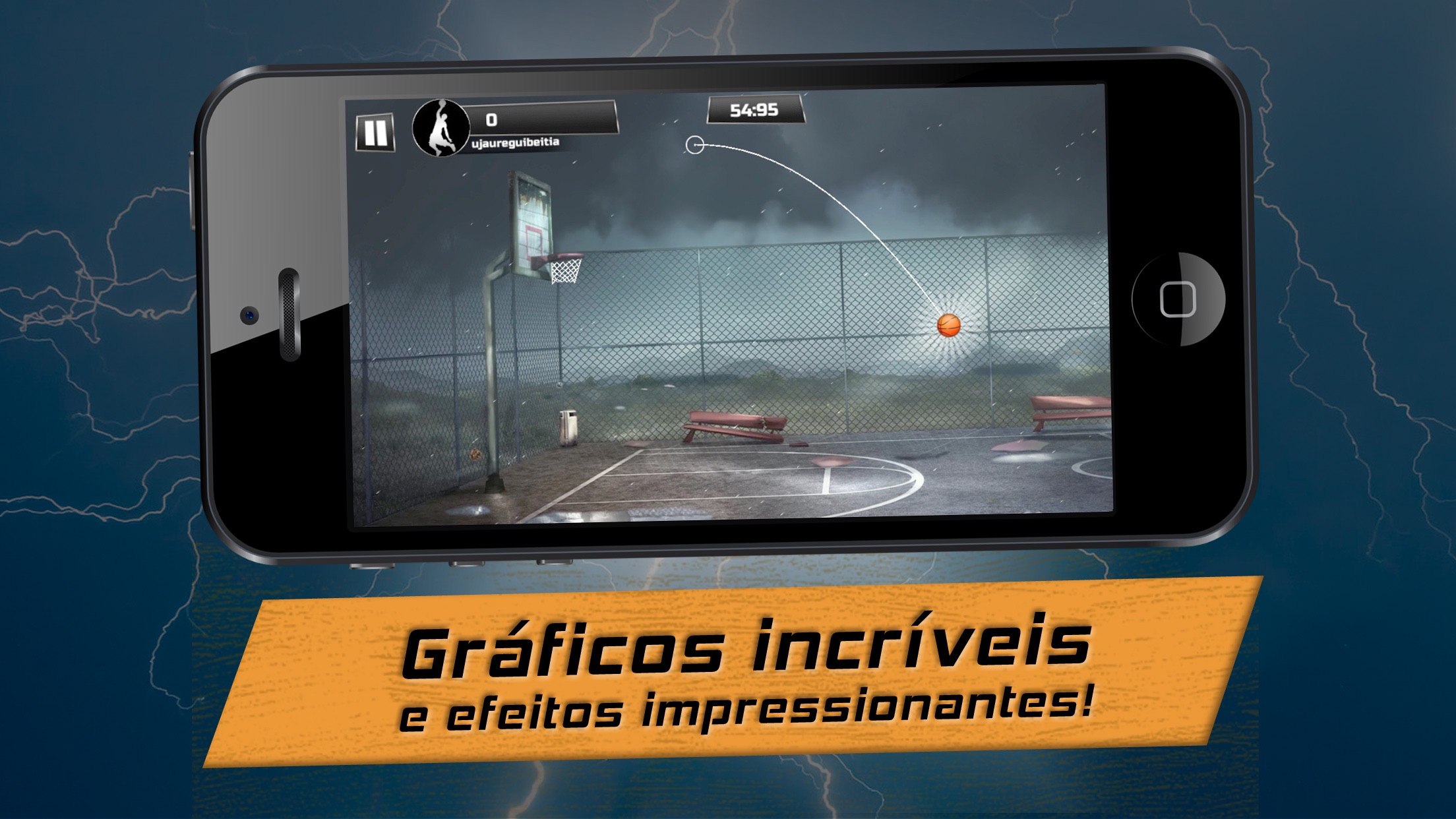 Screenshot do app iBasket Pro- Street Basketball