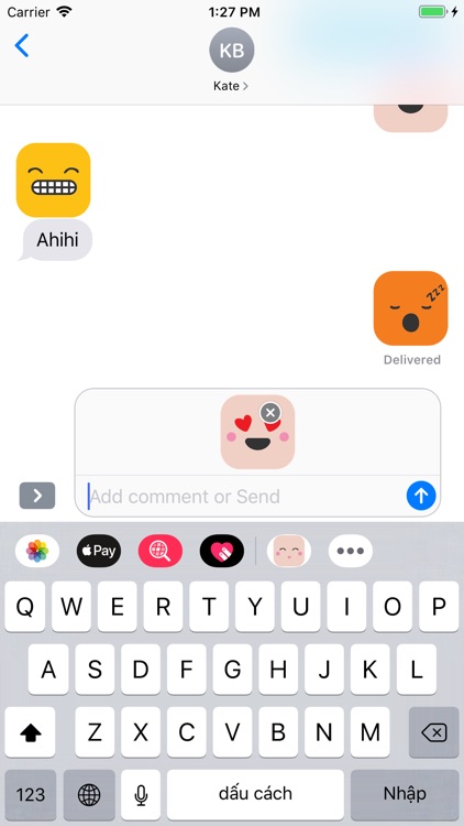 Color lovely square emoji screenshot-4