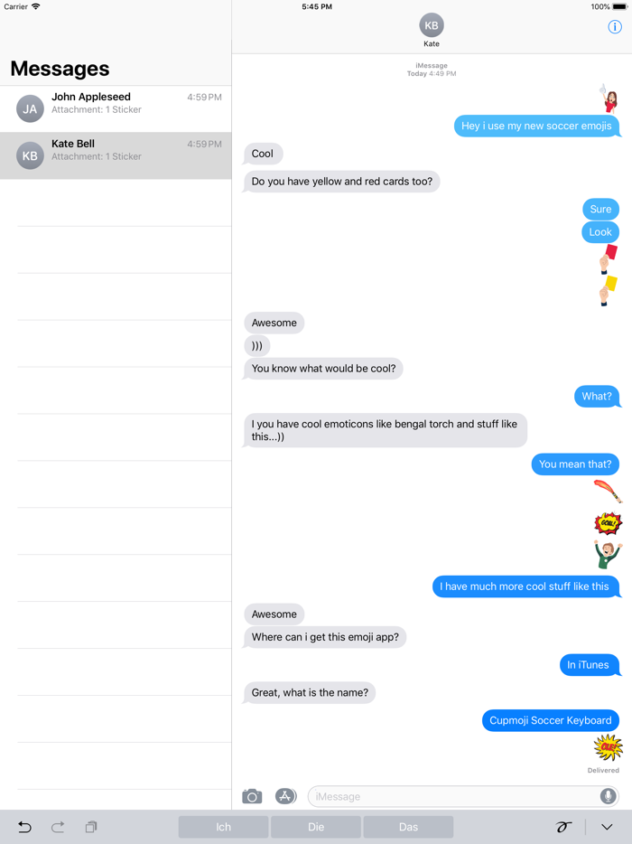 Cupmoji Soccer Keyboard