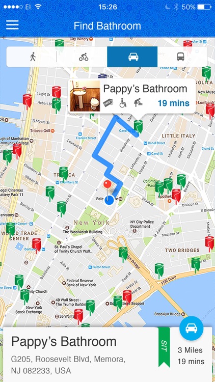 SitOrSquat: Restroom Finder