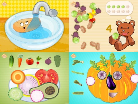 Скриншот из Funny Veggies! Educational games for children