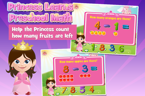 Princess Learns Preschool Math Activity for Kids - náhled