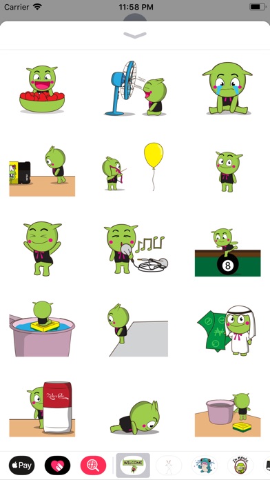 Alien Monster Animated Sticker screenshot 3