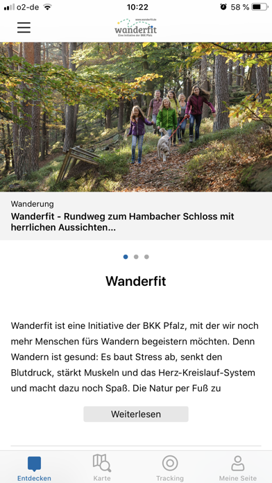 Wanderfit in der Pfalz screenshot 1