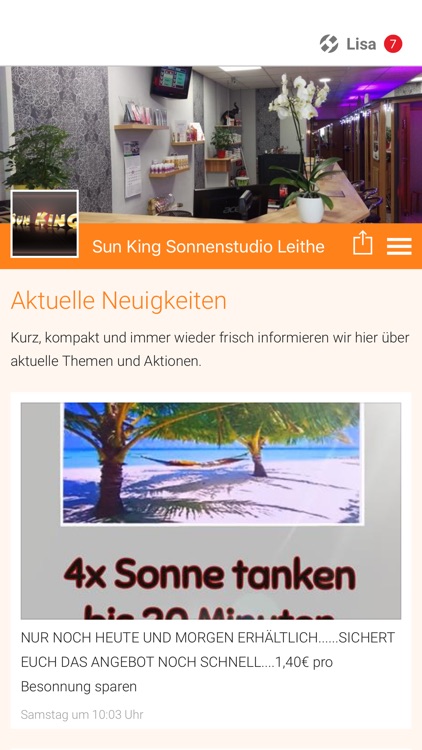 Sun King Sonnenstudio Leithe