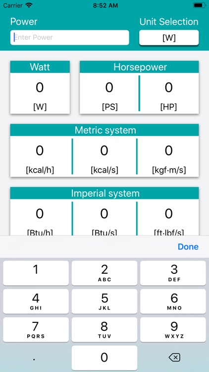 Power Units Converter