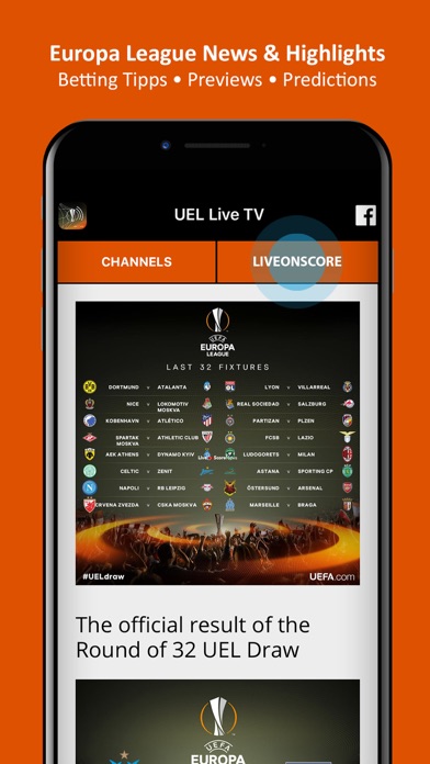 UEL Live TV - Europa League screenshot 2