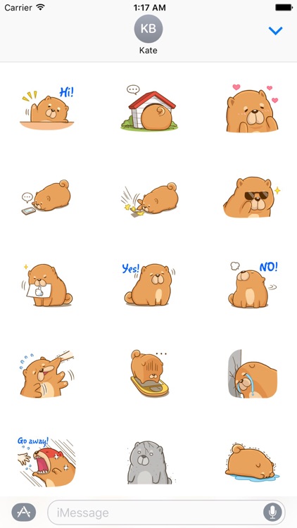 Chow Chow Dog Emoji Sticker