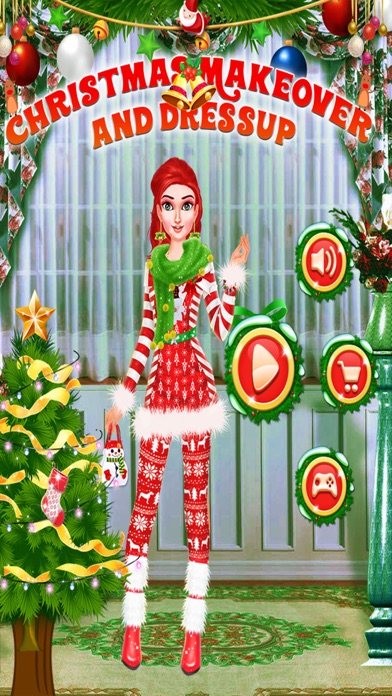 Christmas Girl Makeup Dressup screenshot 4