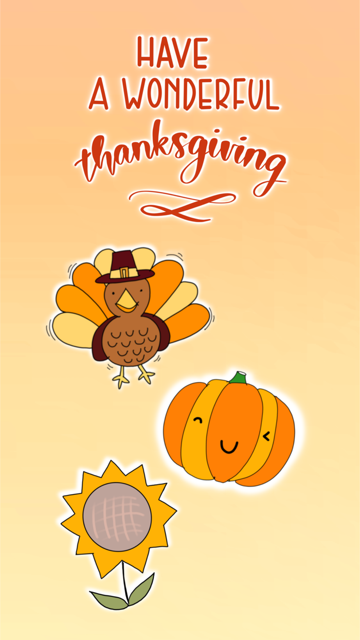 Thanksgiving Calligraphy