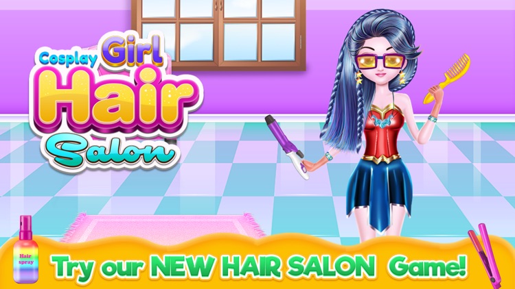 Cosplay Girl Hair Salon