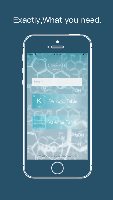 Screenshot #1 pour Chekit-Chemistry kit