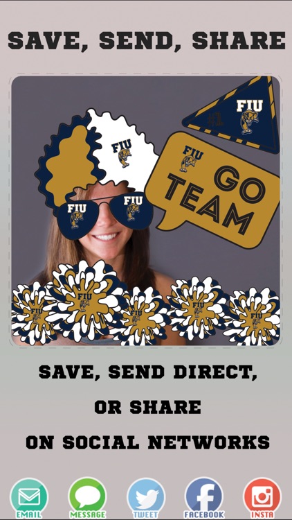 FIU Panthers PLUS Selfie Stickers screenshot-3