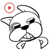 Animated Pug Dog Stickers