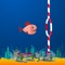 Move wings and swimming away in the world fish floppy circle Challenge