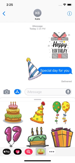 Birthday Celebrate Stickers