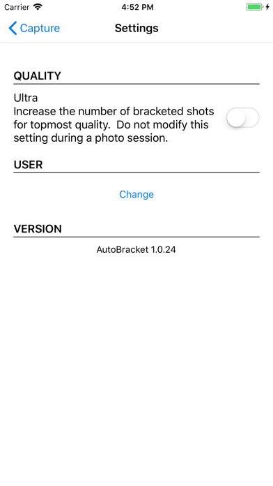 Oloneo AutoBracket screenshot 2