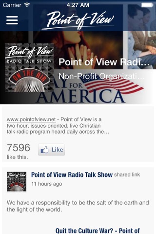 Point of View Radio screenshot 2