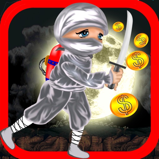 Ninja Kid Temple Adventure - Jetpack Runner Chasing Zombies Icon