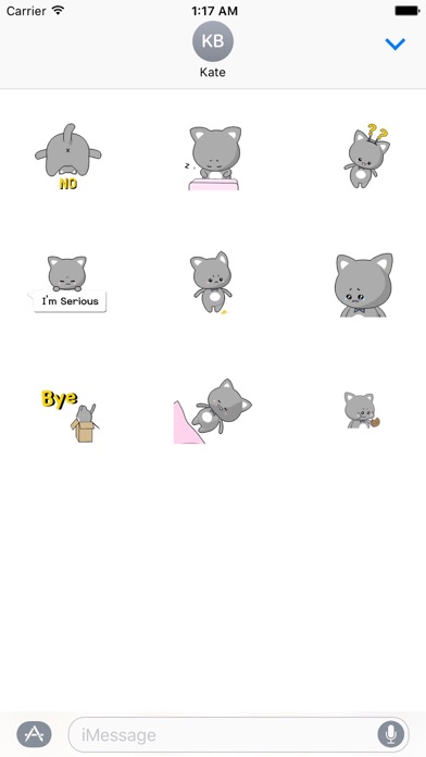 Animated Cat Stickers screenshot 2
