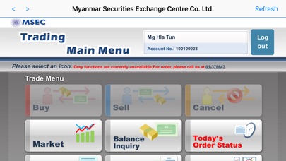 MSEC Mobile Trading screenshot 2