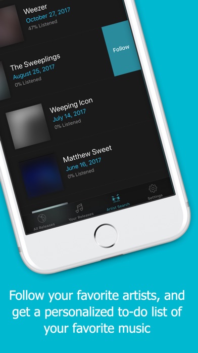 Numu - New Music Tracker screenshot 2