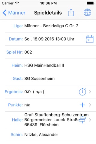 SG Sossenheim Handball screenshot 3