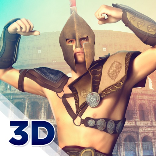 Gladiator Arena Glory 3D Icon