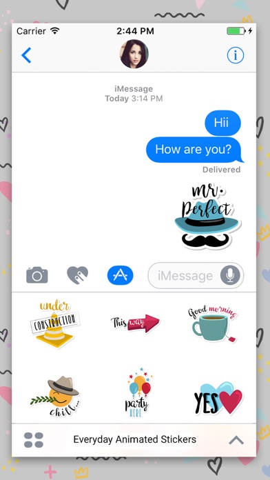 Everyday Animated Text Sticker screenshot 2