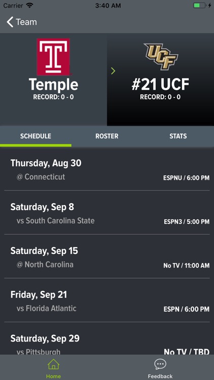 UCF Football 2018 screenshot-5