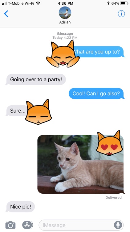 Kitmoji- Fox Stickers screenshot-3