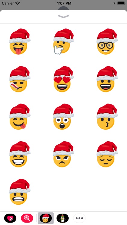 Santa Smiley Pack: by EmojiOne