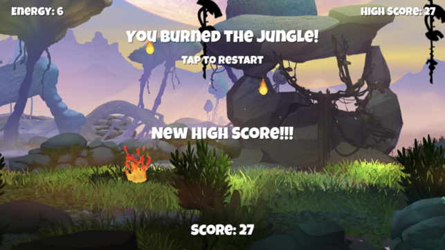 Flappy Flame: Jungle Adventure(圖4)-速報App