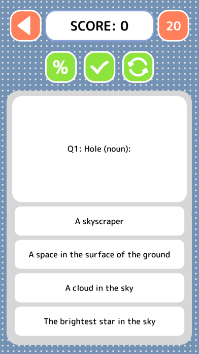 English Vocabulary Quiz - Game screenshot 3