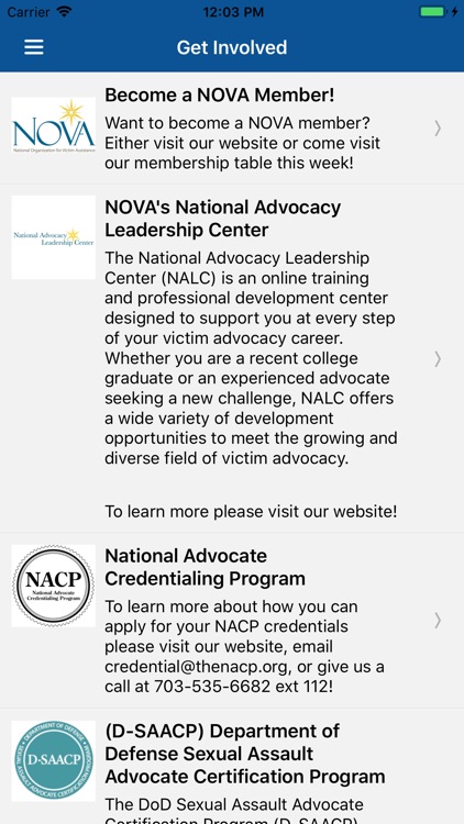 NOVA Mobile App