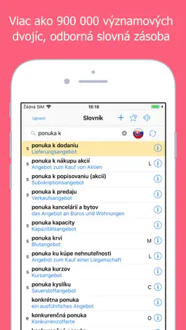 Game screenshot Nemecko-slovenský slovník XXL apk