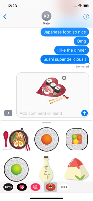 Sushi Oishii Stickers(圖3)-速報App